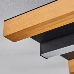 Plafonnier Favorina LED Écru, Noir, 1 lumière, Télécommandes