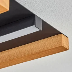 Plafonnier Favorina LED Écru, Noir, 1 lumière