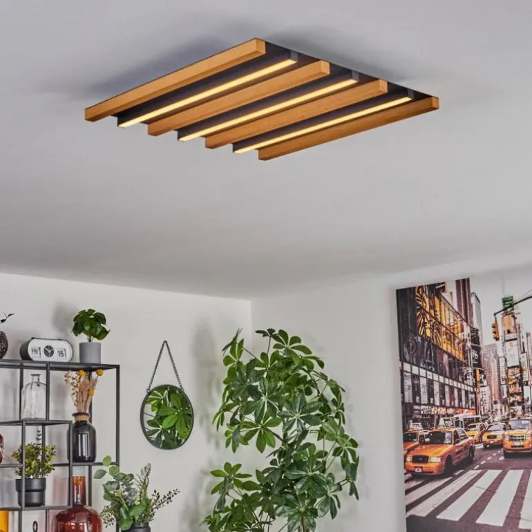 Plafonnier Favorina LED Écru, Noir, 1 lumière