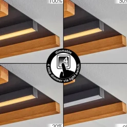 Plafonnier Favorina LED Écru, Noir, 1 lumière