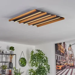 Plafonnier Favorina LED Écru, Noir, 1 lumière
