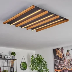 Plafonnier Favorina LED Écru, Noir, 1 lumière