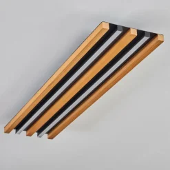 Plafonnier Favorina LED Écru, Noir, 1 lumière, Télécommandes
