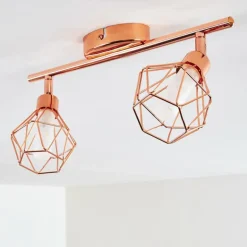 Plafonnier Ferrand LED Cuivre, 2 lumières