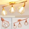 Plafonnier Ferrand LED Cuivre, 3 lumières