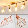 Plafonnier Ferrand LED Cuivre, 4 lumières