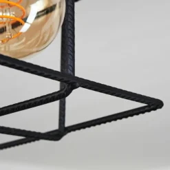 Plafonnier Fevaag Écru, Noir, 4 lumières