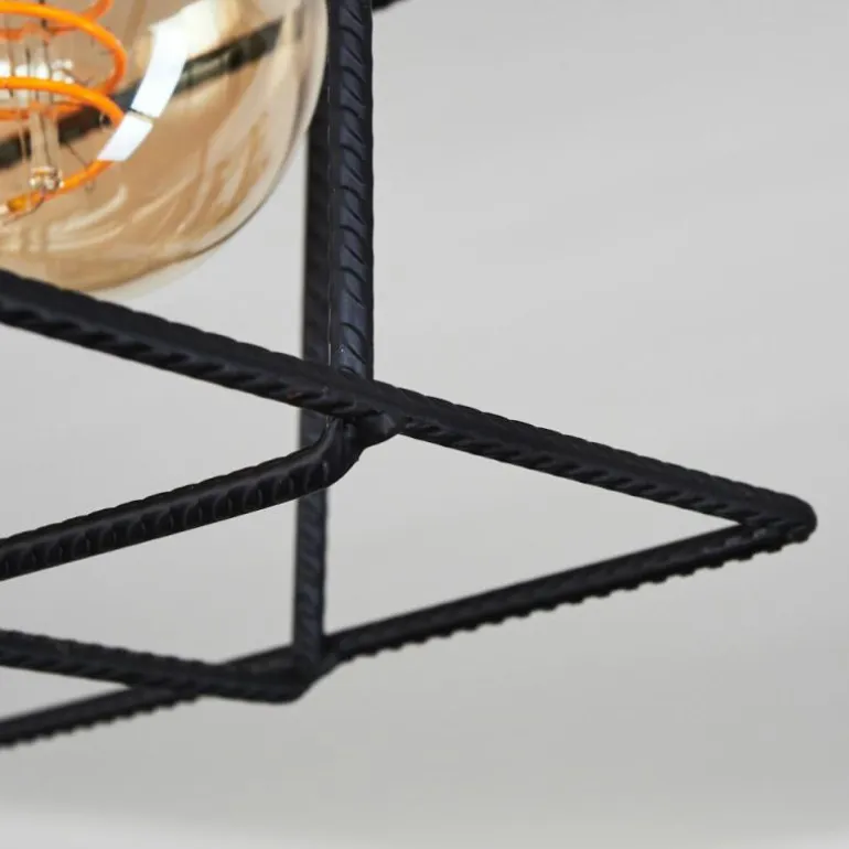 Plafonnier Fevaag Écru, Noir, 4 lumières