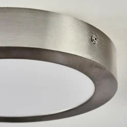Plafonnier Finsrud LED Nickel mat, 1 lumière