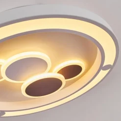 Plafonnier Fitili LED Blanc, 1 lumière, Télécommandes