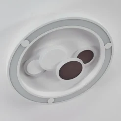 Plafonnier Fitili LED Blanc, 1 lumière, Télécommandes