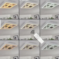 Plafonnier Fitili LED Blanc, 1 lumière, Télécommandes