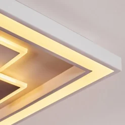 Plafonnier Fitili LED Blanc, 1 lumière, Télécommandes