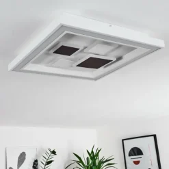 Plafonnier Fitili LED Blanc, 1 lumière, Télécommandes