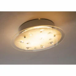 Plafonnier 2flg. Blanc, 2 lumières
