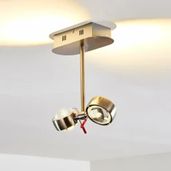 Plafonnier Florenz LED Nickel mat, 2 lumières