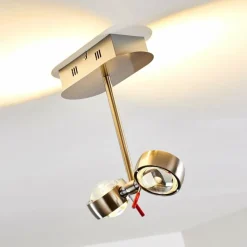 Plafonnier Florenz LED Nickel mat, 2 lumières