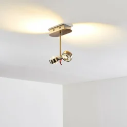 Plafonnier Florenz LED Nickel mat, 2 lumières