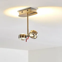 Plafonnier Florenz LED Nickel mat, 2 lumières