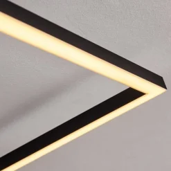 Plafonnier Frederick LED Noir, Blanc, 1 lumière
