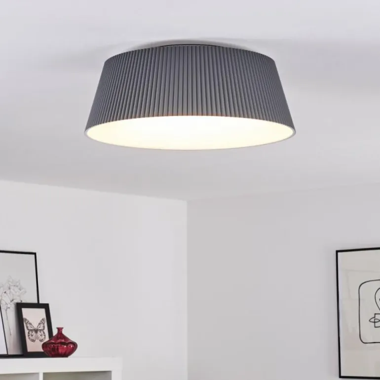 Plafonnier Fremont LED Gris, 1 lumière