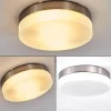 Plafonnier Fresno Nickel mat, 2 lumières
