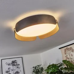 Plafonnier Fuscado LED Noir, 1 lumière