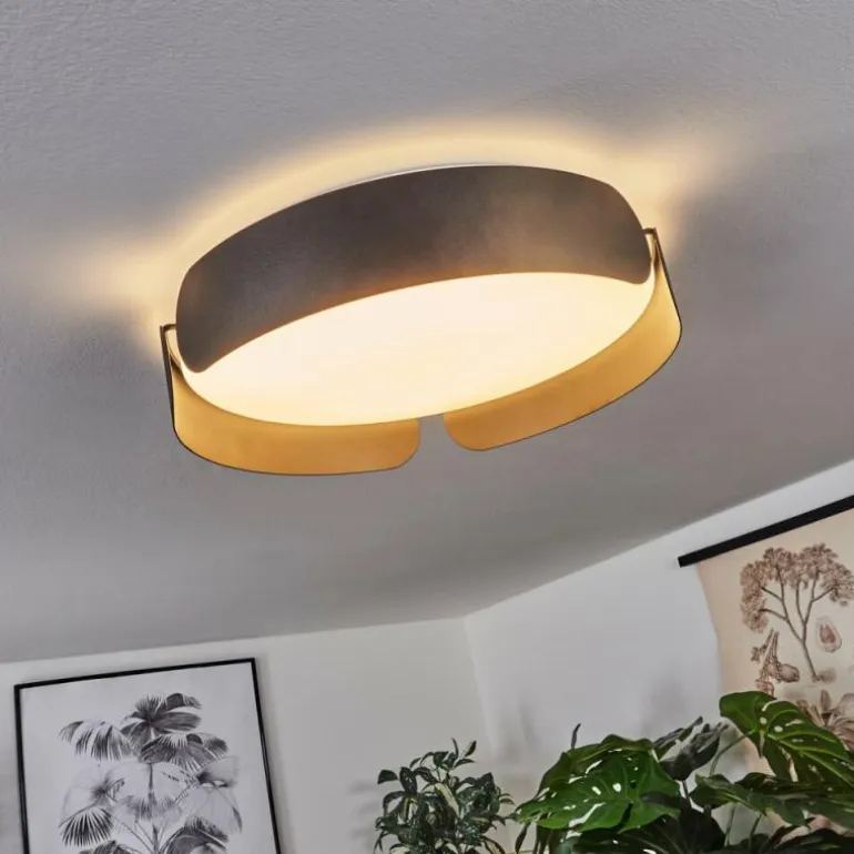 Plafonnier Fuscado LED Noir, 1 lumière