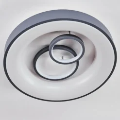 Plafonnier Gabbiana LED Gris, Blanc, 1 lumière, Télécommandes
