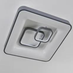 Plafonnier Gabbiana LED Gris, Blanc, 1 lumière, Télécommandes