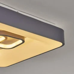 Plafonnier Gabbiana LED Gris, Blanc, 1 lumière, Télécommandes