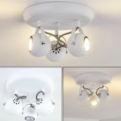 Plafonnier Gadmen Blanc, 3 lumières
