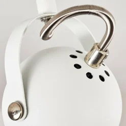 Plafonnier Gadmen Chrome, Blanc, 1 lumière