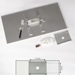Plafonnier Gallitos LED Blanc, 1 lumière, Télécommandes, Changeur de couleurs