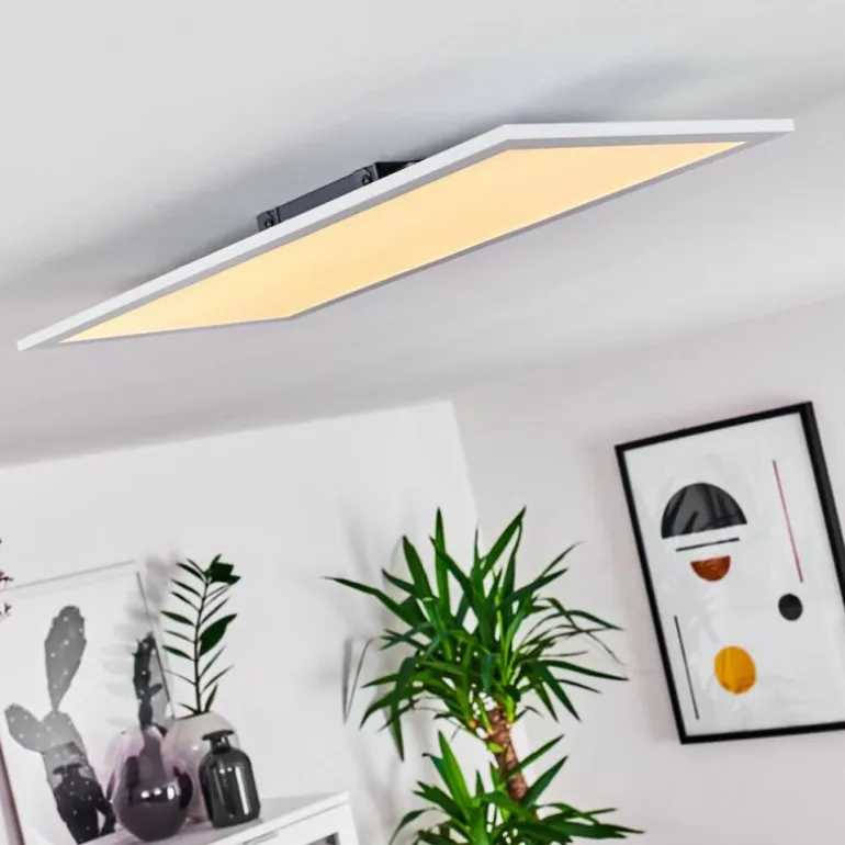 Plafonnier Gallitos LED Blanc, 1 lumière, Télécommandes, Changeur de couleurs