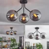 Plafonnier Gastor Noir, 3 lumières