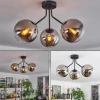Plafonnier Gastor Noir, 3 lumières