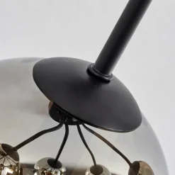 Plafonnier Gastor Noir, 5 lumières