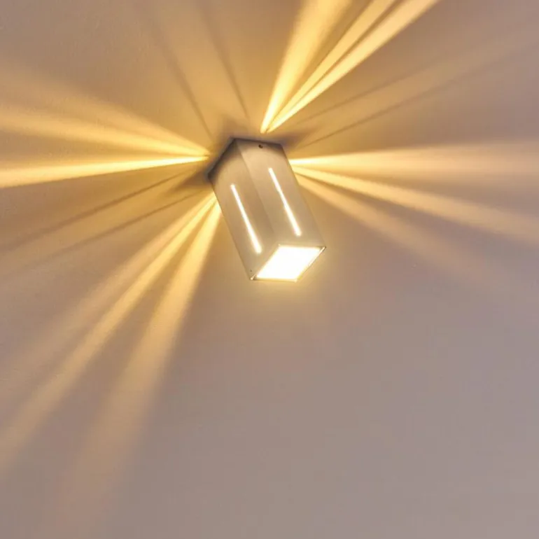 Plafonnier Gempen Acier brossé, 1 lumière