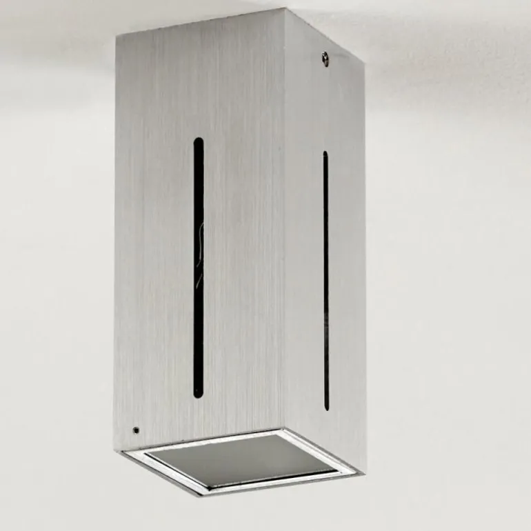 Plafonnier Gempen Acier brossé, 1 lumière