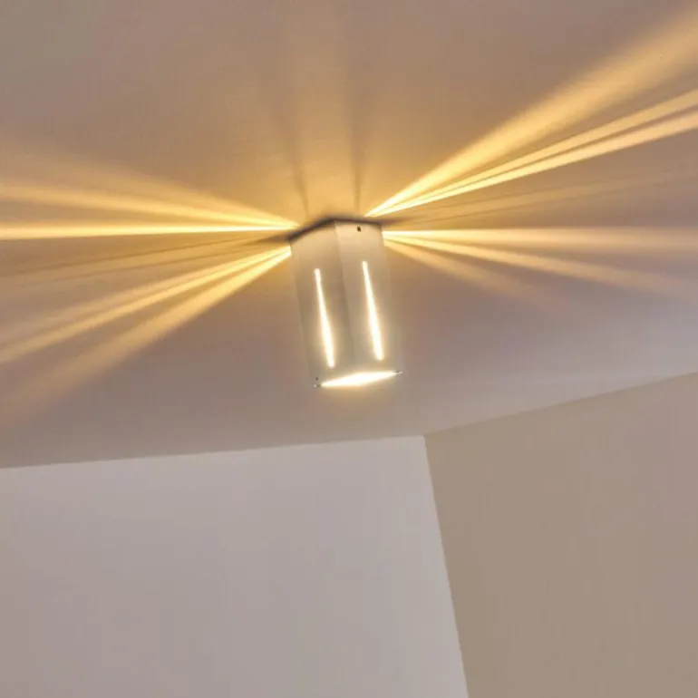 Plafonnier Gempen Acier brossé, 1 lumière