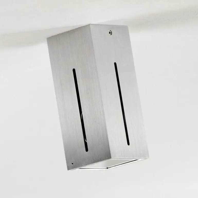 Plafonnier Gempen Acier brossé, 1 lumière