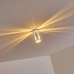 Plafonnier Gempen Acier brossé, 1 lumière