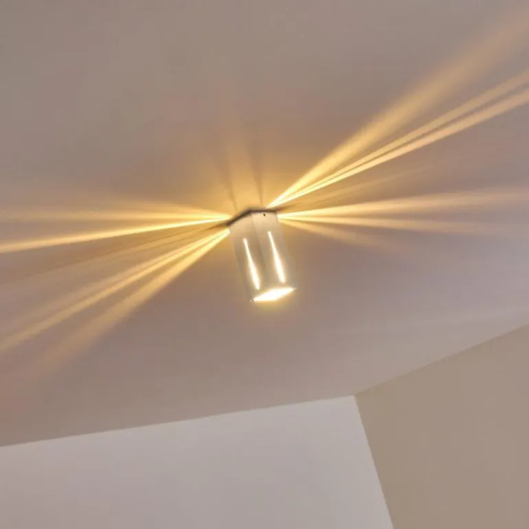 Plafonnier Gempen Acier brossé, 1 lumière