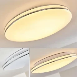 Plafonnier Genthin LED Blanc, 1 lumière