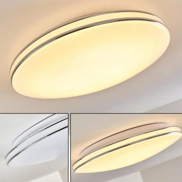 Plafonnier Genthin LED Blanc, 1 lumière