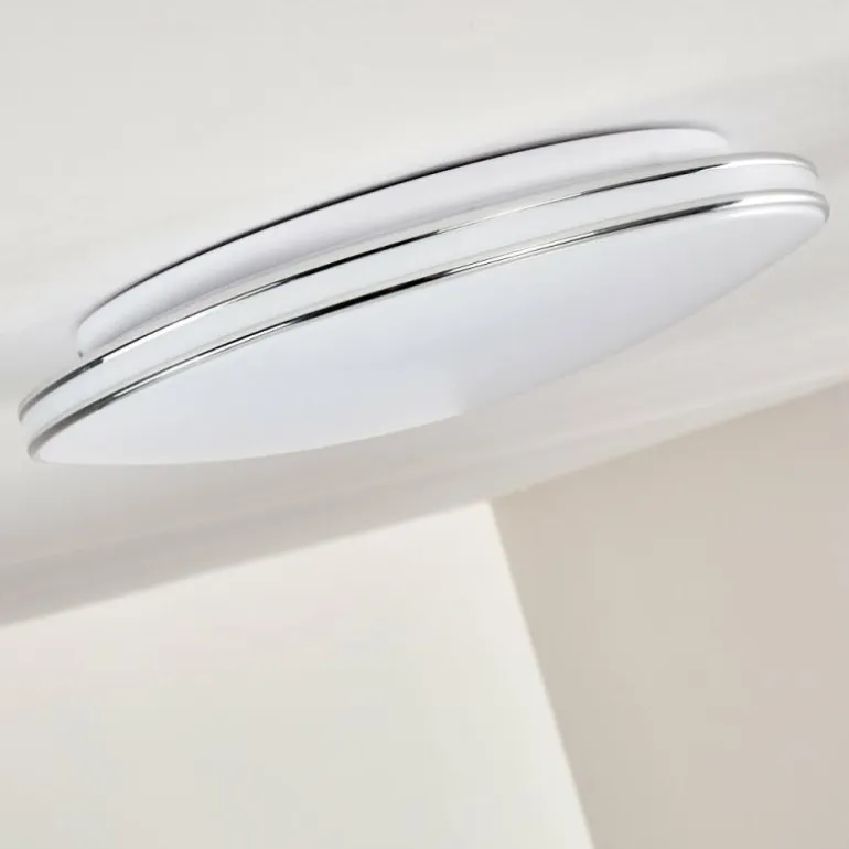 Plafonnier Genthin LED Blanc, 1 lumière