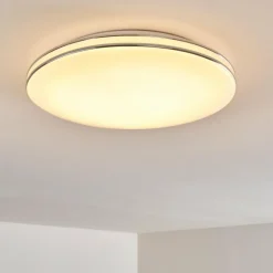 Plafonnier Genthin LED Blanc, 1 lumière