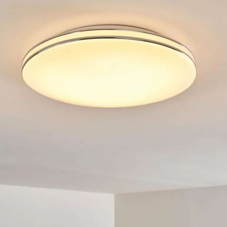Plafonnier Genthin LED Blanc, 1 lumière