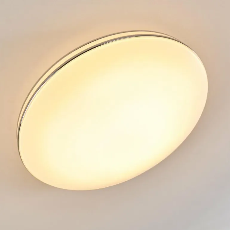 Plafonnier Genthin LED Blanc, 1 lumière